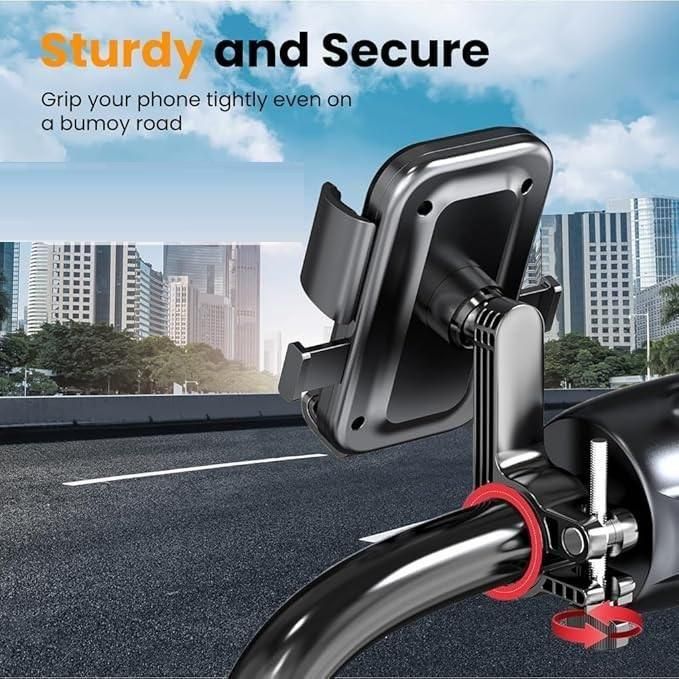 📱 Motorcycle & Bicycle Phone Holder – Secure, Stable & Waterproof