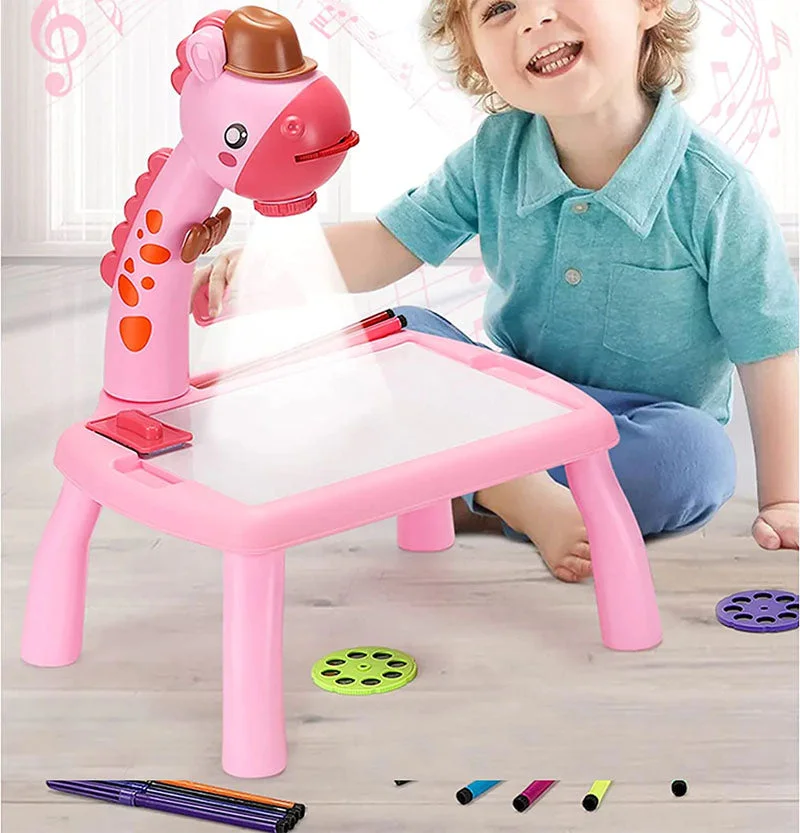 🎨 Projector Drawing Desk – Creative, Educational & Fun for Kids