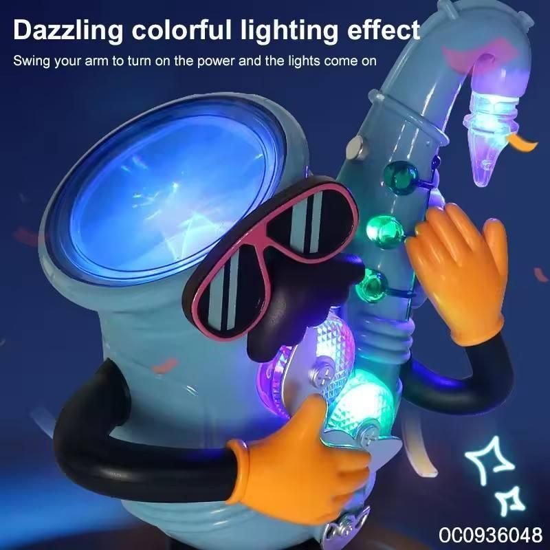 Robotic Dancing Mr. Rock – Musical Saxophone Toy with Lights & Dance Moves