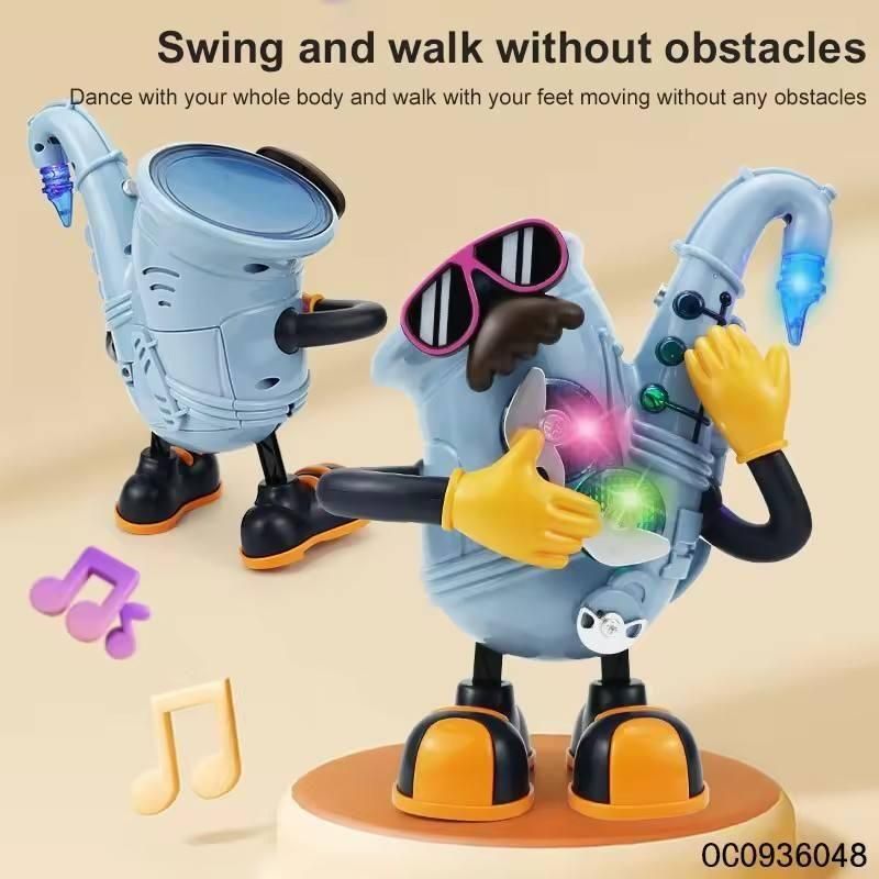 Robotic Dancing Mr. Rock – Musical Saxophone Toy with Lights & Dance Moves