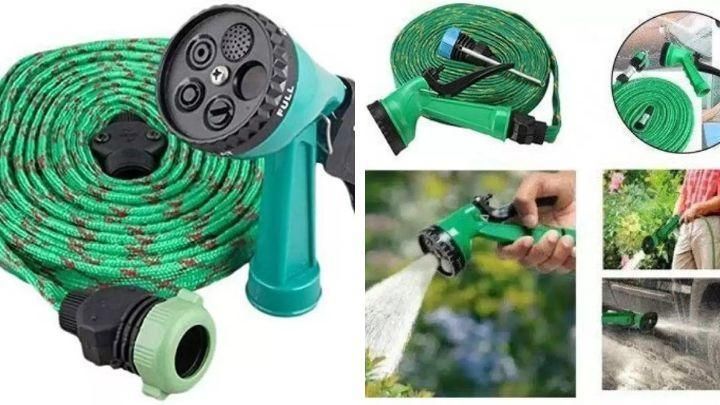 🚿🌿 4-in-1 Water Spray Gun – High Pressure Hose Pipe