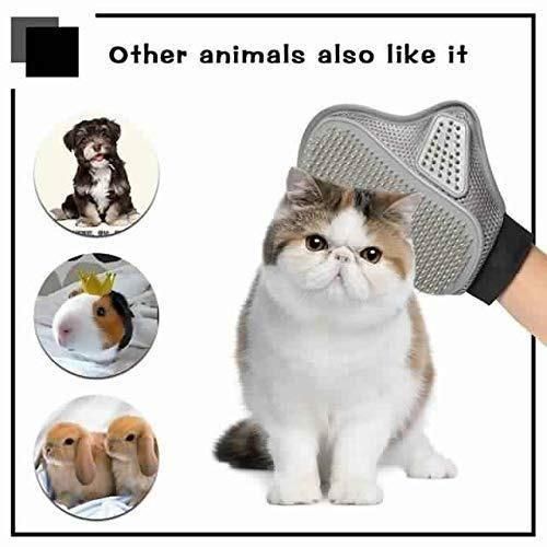 🐾✨ Stainless Steel Pet Grooming Glove - Gentle Deshedding Brush