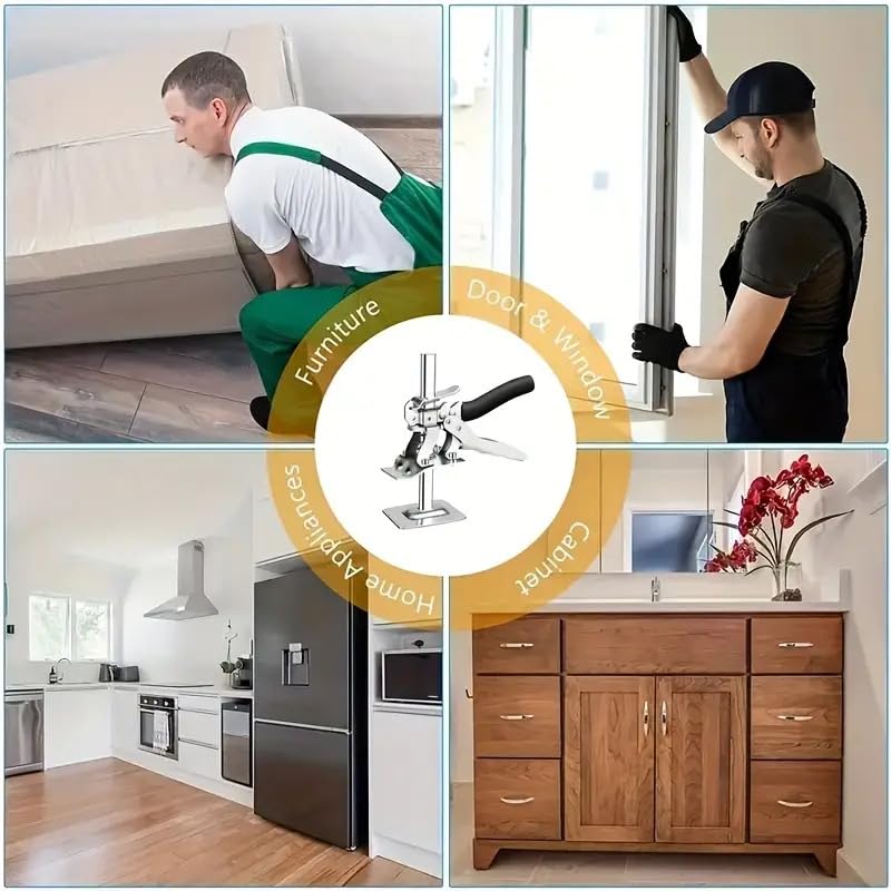 🛠️ Portable Height Adjustable Lift Jack – Strong, Stable & Multi-Purpose Lifting Tool