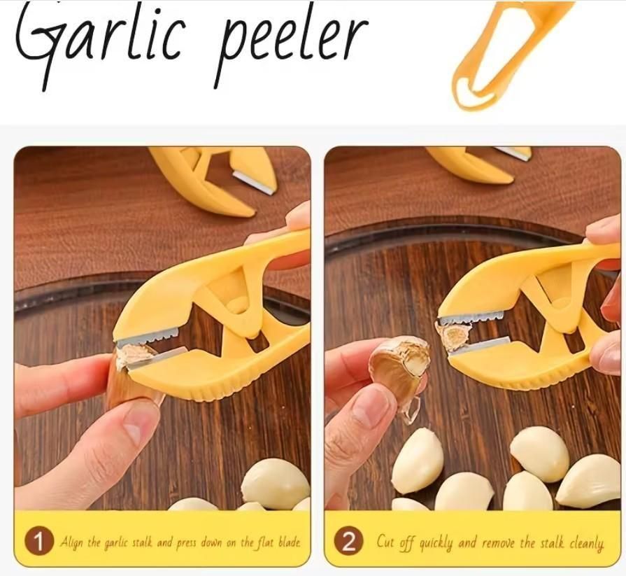 🧄 Manual Garlic Peeler (Pack of 2) – Fast, Easy & Mess-Free Peeling