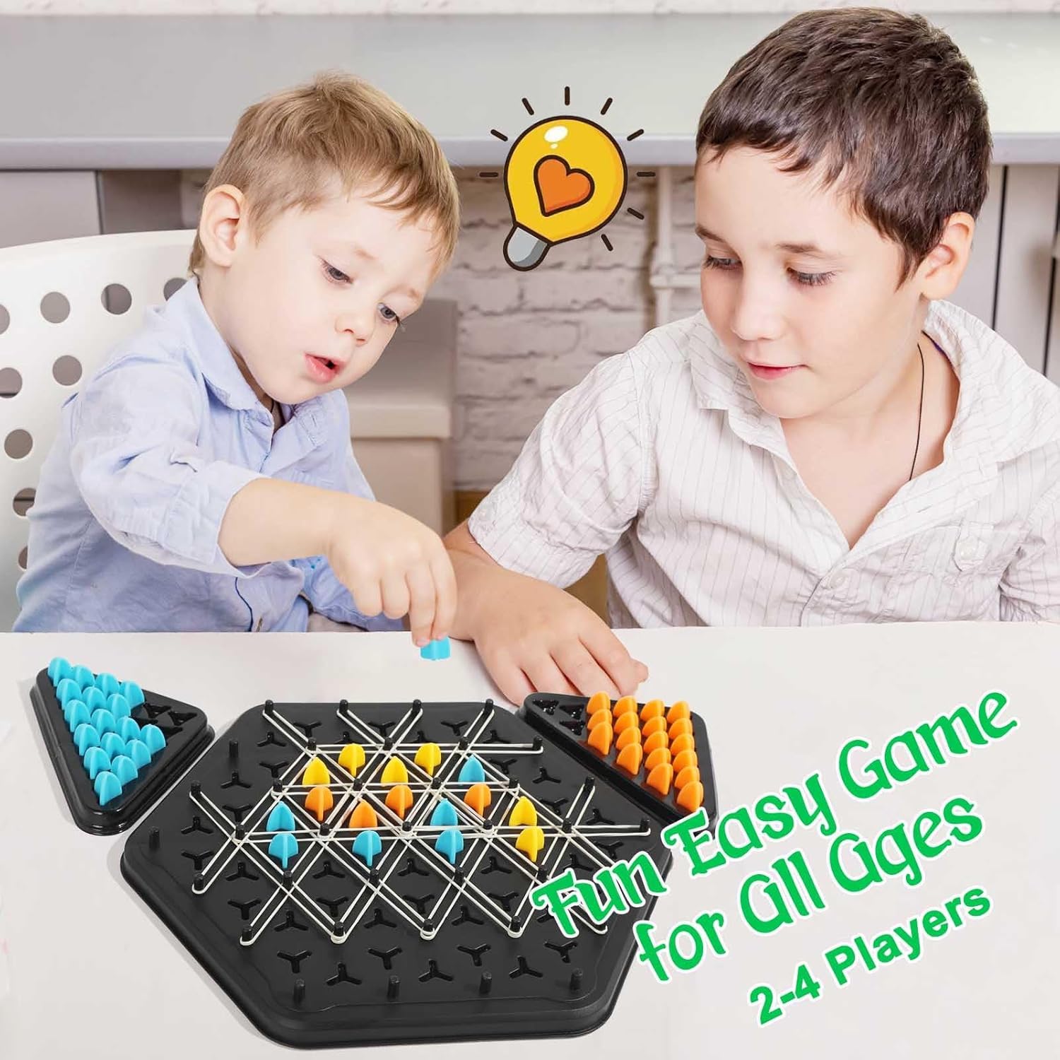 🎲 Chain Triangle Chess Game – Fun, Smart & Engaging  Strategy | Family Fun | Skill-Building