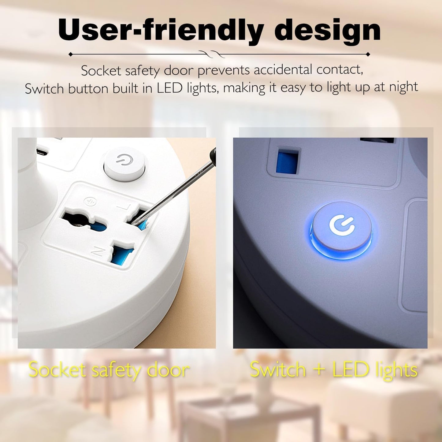 🌟 3-in-1 Dimmable LED Table Lamp – Light | Charge | Organise