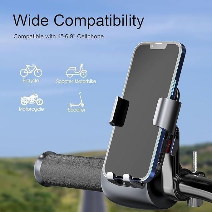 📱 Motorcycle & Bicycle Phone Holder – Secure, Stable & Waterproof
