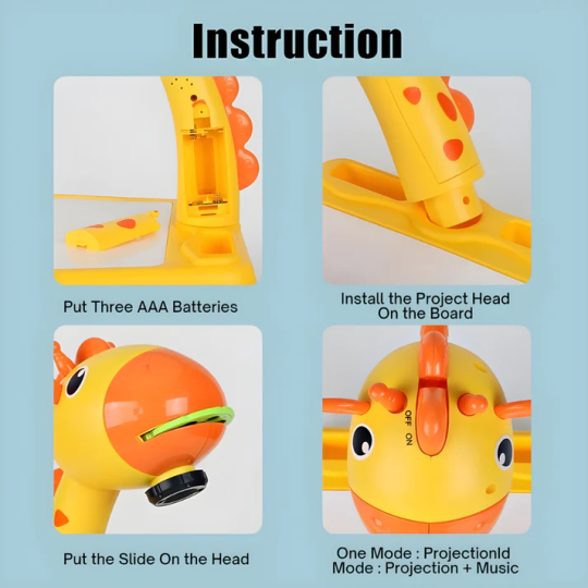 🎨 Projector Drawing Desk – Creative, Educational & Fun for Kids